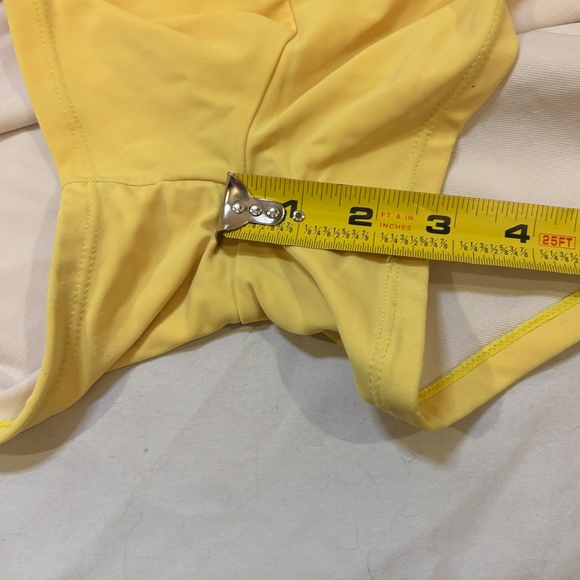 Torrid Bathing Suit Women Size 3 Two Piece Tankini Yellow Flowers Print Lace - Picture 10 of 11